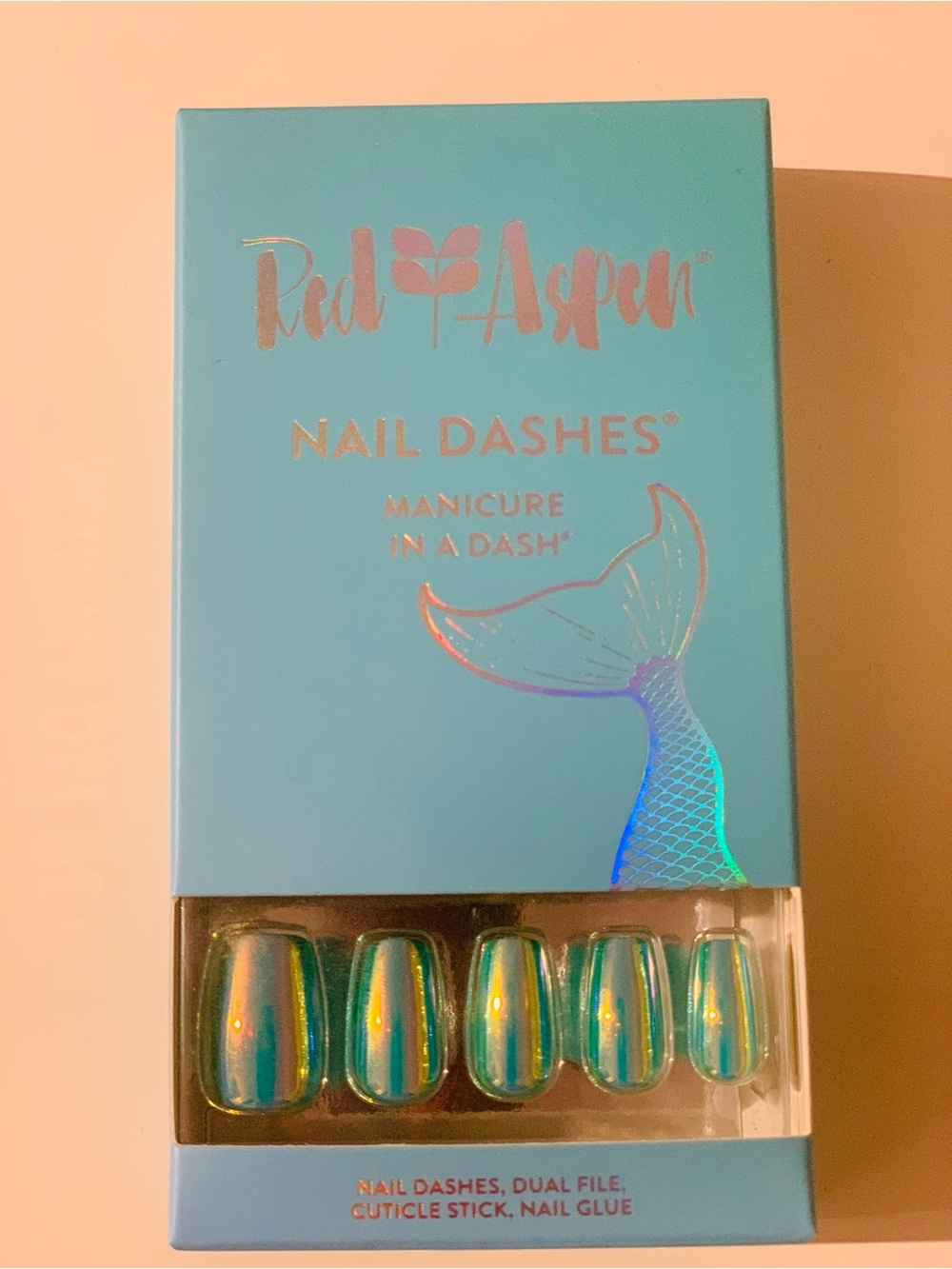 Red Aspen Nail Dashes Press-On Nails